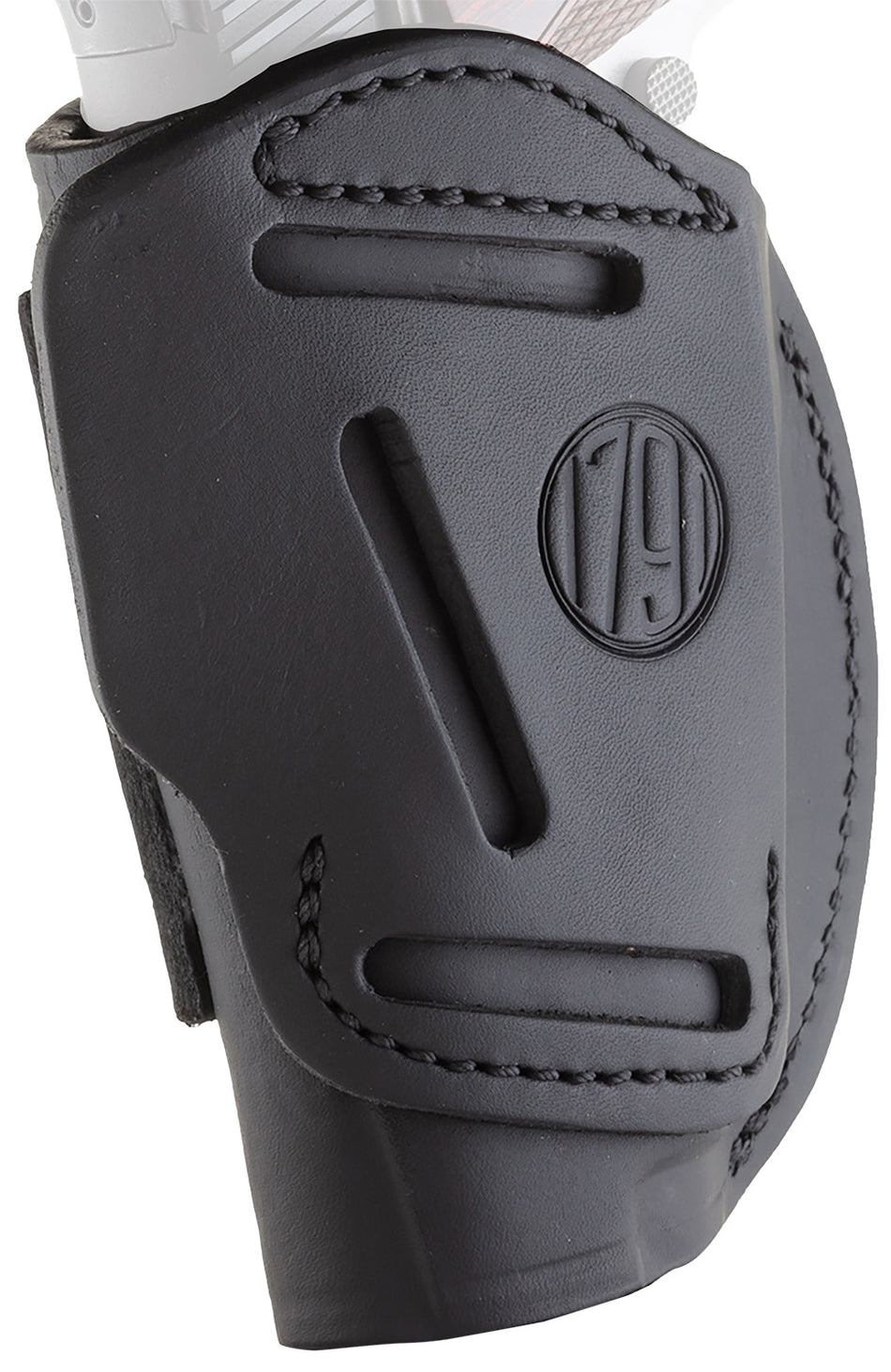 1791 Gunleather 4-Way Concealment & Belt Holster Size 01 Stealth Black - 1911 3" and 4" Barrel Compatible