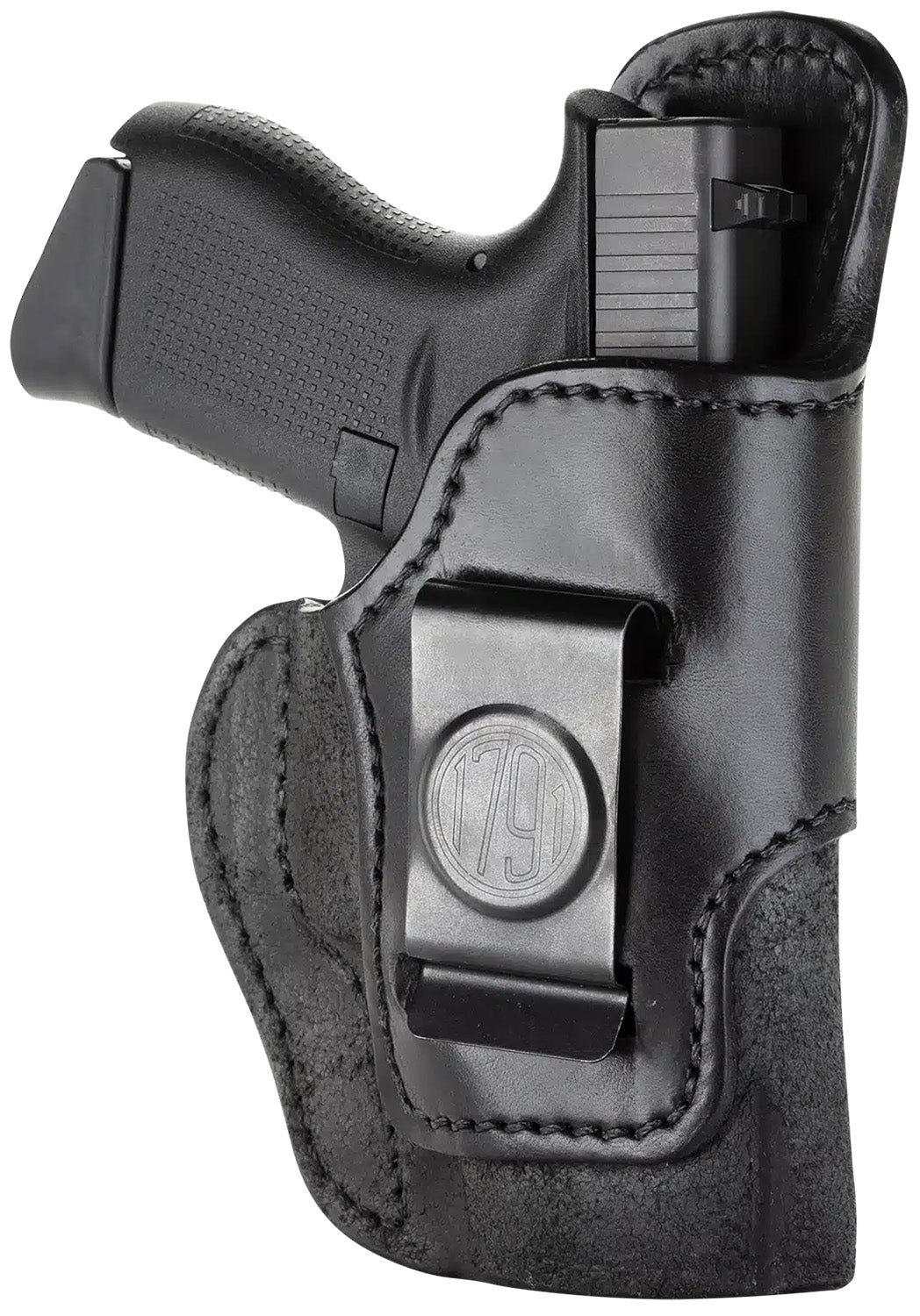 1791 RCH IWB Size 03 Black Cowhide Leather Belt Clip Holster 1911/Sig P365 Right Hand