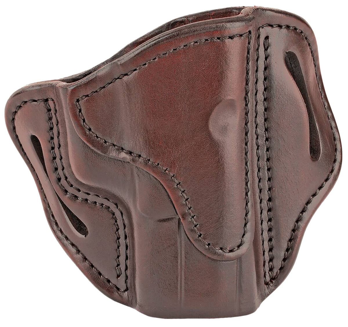 1791 Gunleather BH2.1 OWB Leather Holster Size 2.1 Signature Brown Belt Slide Glock 17/Shield/XD RH