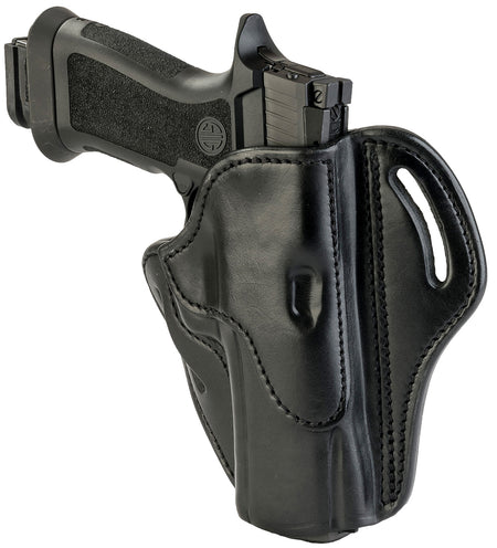 1791 Gunleather BH2.4 OWB Leather Holster Size 2.4 Stealth Black Belt Slide Walther PPQ/Sig P320/XD-M