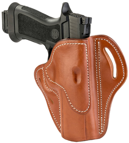 1791 Gunleather BH2.4 OWB Leather Holster Size 2.4 Classic Brown Belt Slide Walther PPQ/Sig P320/XD-M