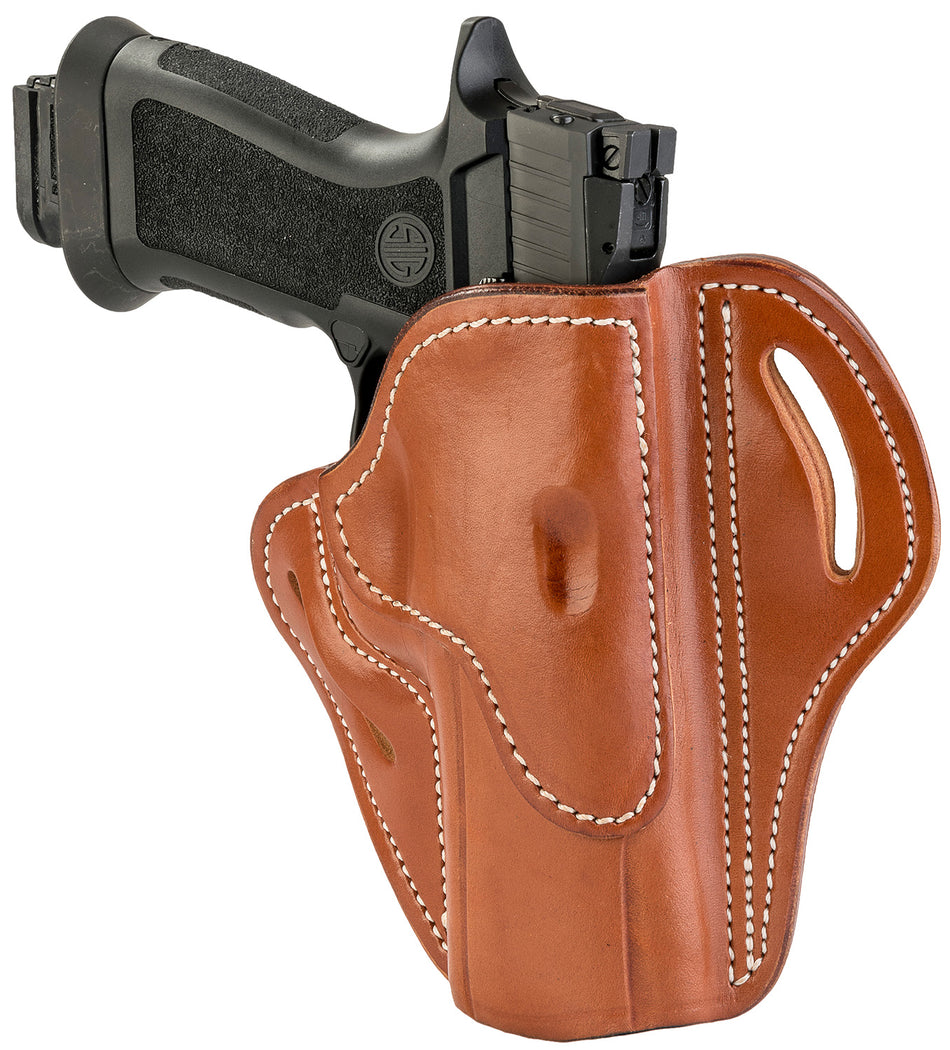 1791 Gunleather BH2.4 OWB Leather Holster Size 2.4 Classic Brown Belt Slide Walther PPQ/Sig P320/XD-M