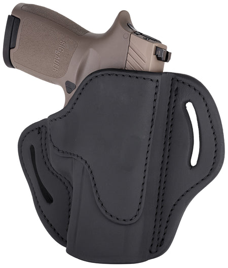1791 Gunleather BH2.4S OWB Leather Holster Open Top Stealth Black Belt Slide FN 509/XD-M/HK VP9SK