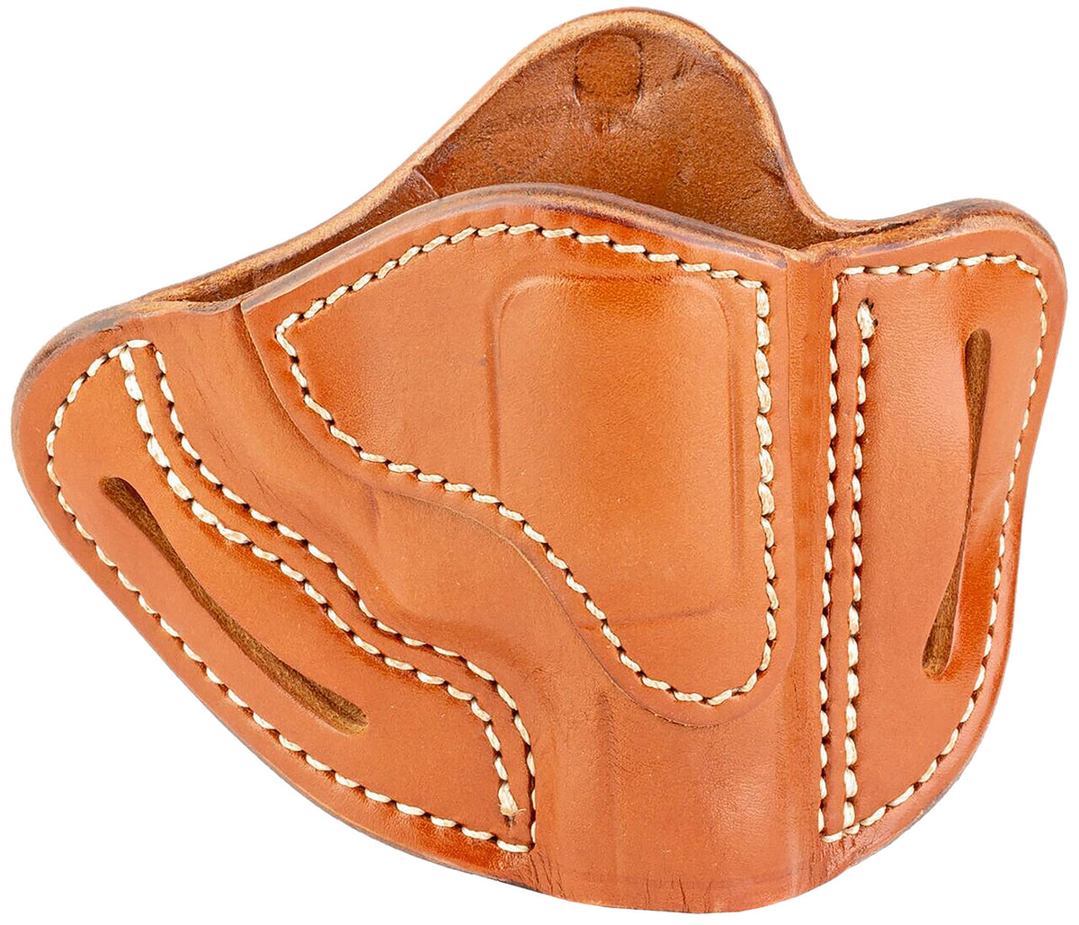 1791 Gunleather RVH1 OWB Leather Revolver Holster Size 01 Classic Brown S&W J Frame Ruger LCR Belt to 1.75in RH