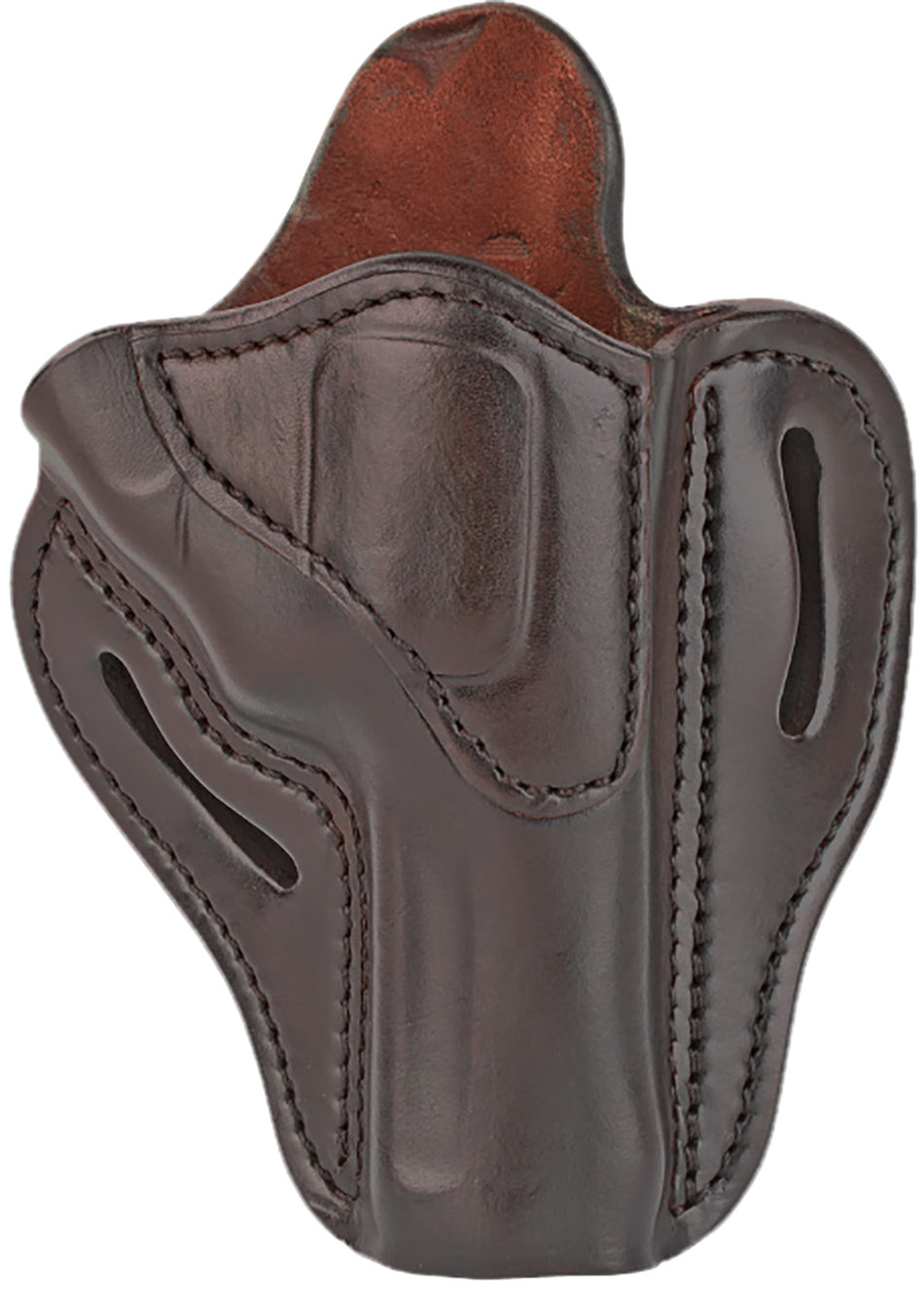 1791 Gunleather RVH2 OWB Leather Revolver Holster Size 02 Signature Brown Ruger GP100 S&W K Frame Barrels to 6in RH