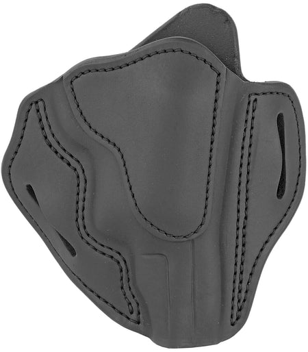 1791 Gunleather RVH3 OWB Leather Revolver Holster Size 03 Stealth Black S&W Governor Taurus Public Defender RH
