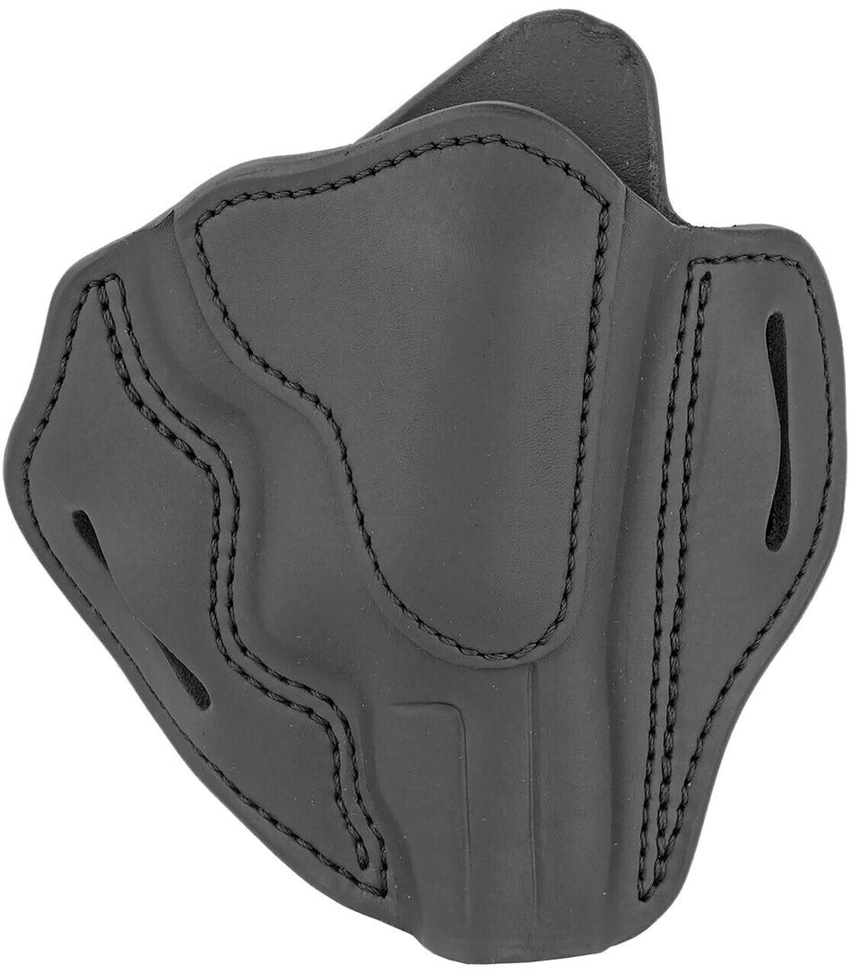 1791 Gunleather RVH3 OWB Leather Revolver Holster Size 03 Stealth Black S&W Governor Taurus Public Defender RH