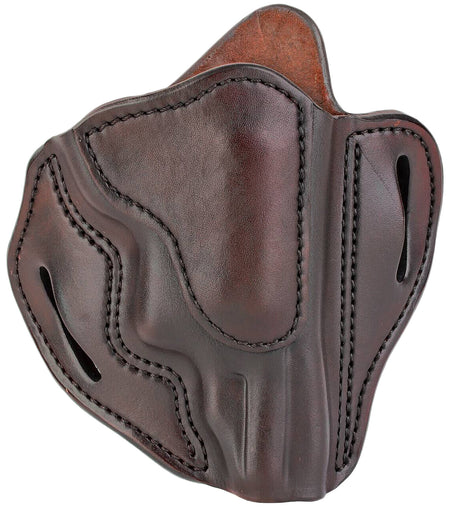1791 Gunleather RVH3 OWB Leather Revolver Holster Size 03 Signature Brown S&W Governor Taurus Public Defender RH