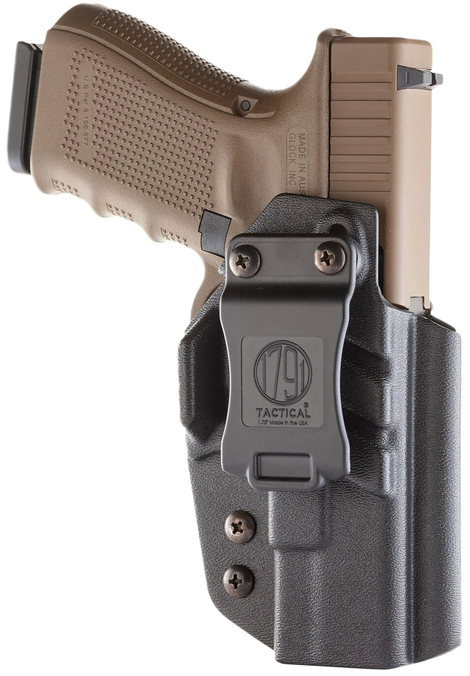 1791 Gunleather Tactical Kydex IWB Holster Black for Glock 17 19 22 23 26 27 33 45 Adjustable Retention RH