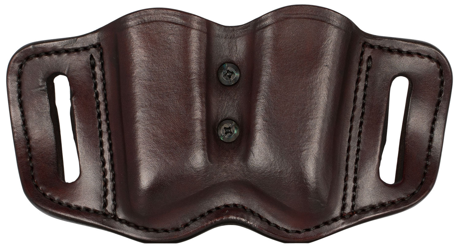 1791 Gunleather MAG-F Signature Brown Leather Double Stack Mag Carrier Belt Slide Holster Ambidextrous