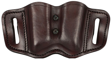 1791 Gunleather MAG-F Signature Brown Leather Double Stack Mag Carrier Belt Slide Holster Ambidextrous