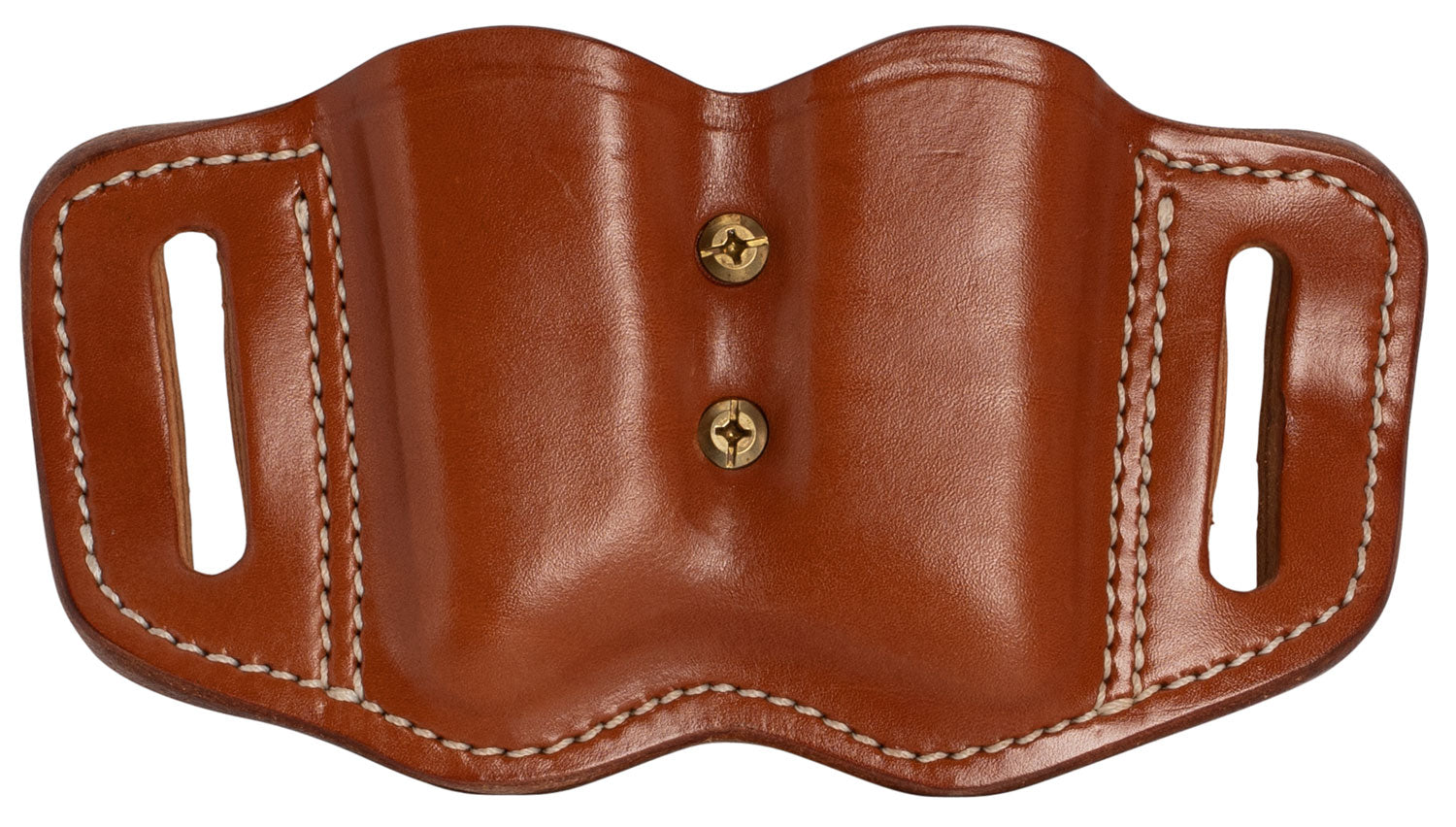 1791 Gunleather MAG-F Classic Brown Leather Double Stack Mag Carrier Belt Slide Holster Ambidextrous