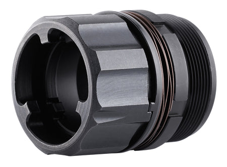 Dead Air DA428 HUB Socket Silencer Key-Mo Adapter 1-3/8-24 Thread Black Finish