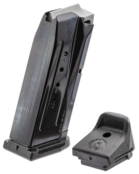 Ruger 90667 Security-9 Compact Replacement Magazine 10rd 9mm Luger Black Oxide Steel