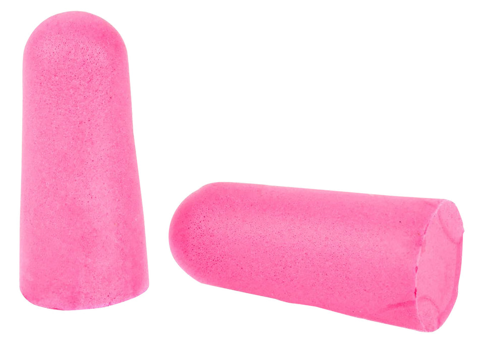 Walker's 7-Pair Foam Hearing Protection Ear Plugs 32 dB NRR Pink with Canister