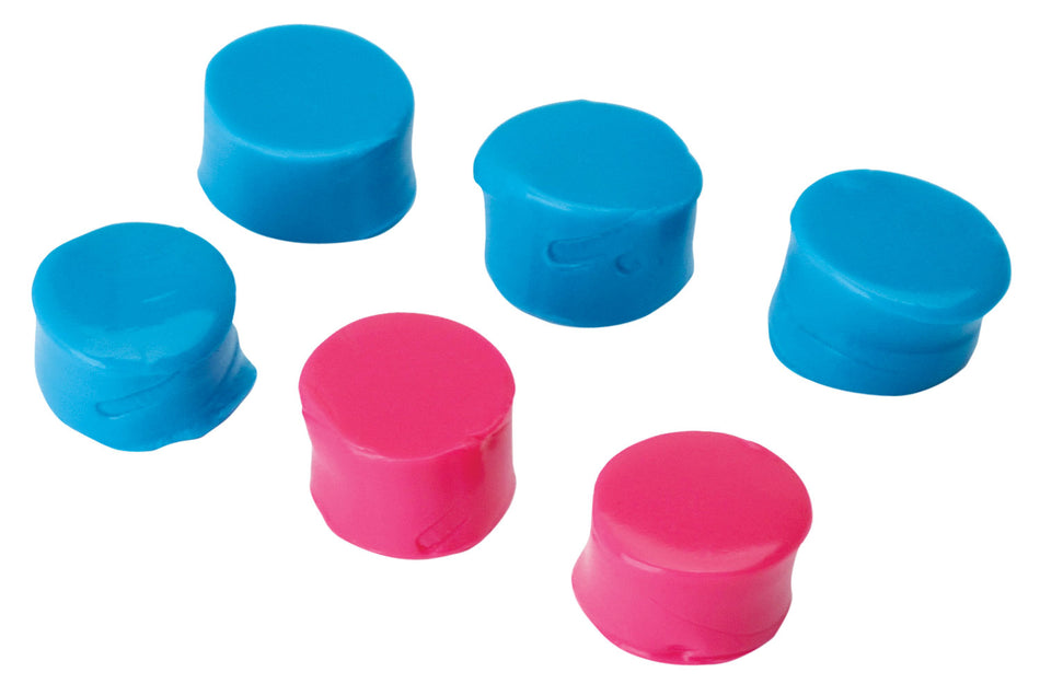Walker's 3-Pack Silicone Putty Hearing Protection Plugs 32 dB NRR Pink Teal