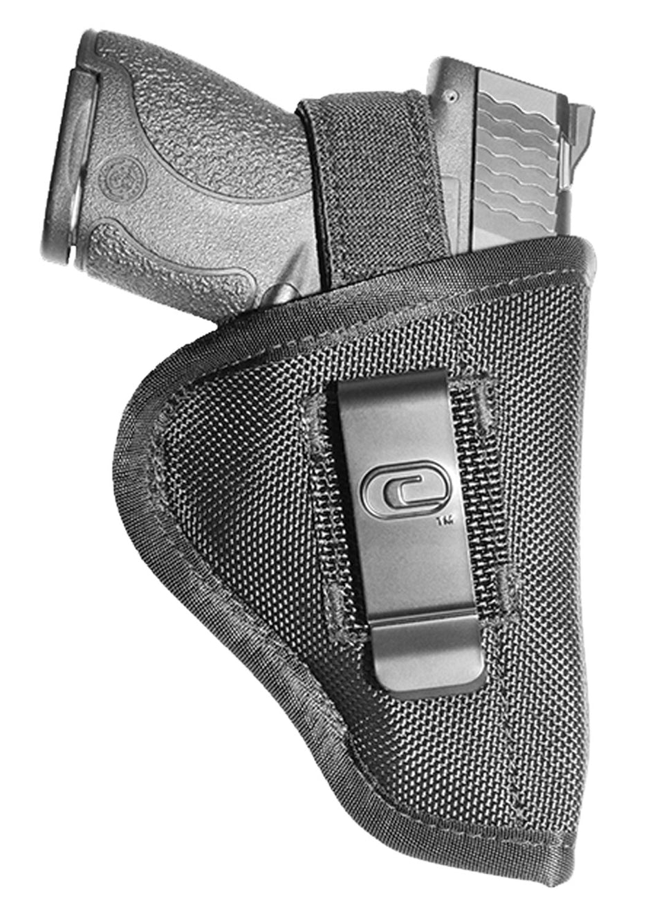 Crossfire Shooting Gear Undercover IWB/OWB Size 01 Ambidextrous Holster Black Nylon Fits 1-1.50" Barrel