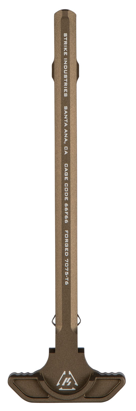 Strike AR-15 FDE Latchless Charging Handle Forged Aluminum with Gas Venting