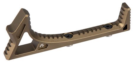 Strike Industries LINKCFGFDE Curved Fore Grip Flat Dark Earth Aluminum for AR M-Lok/Keymod