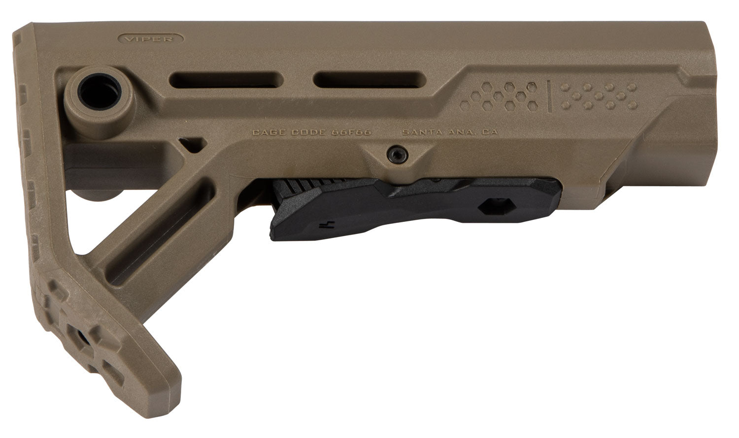 Strike Industries Flat Dark Earth MOD1 Mil-Spec AR-15 M16 Drop-In Replacement Buttstock Synthetic