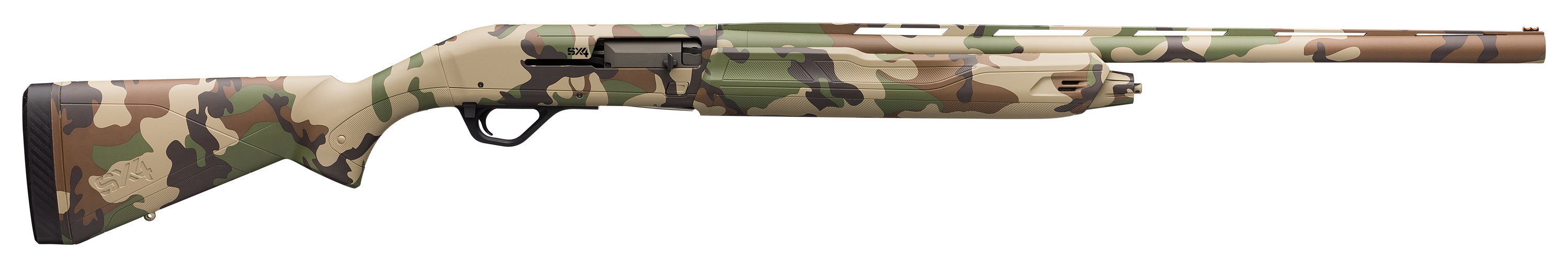 Winchester Repeating Arms 511289391 SX4 Waterfowl Hunter 12 Gauge 26" 4+1 3" Woodland Camo Fixed Textured Grip Paneled Stock Right Hand (Full Size) Includes 3 Chokes
