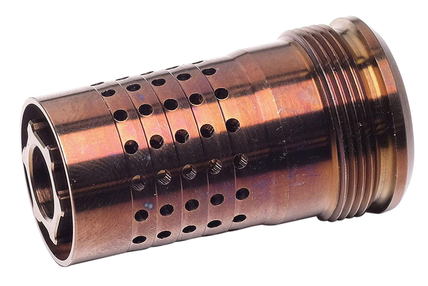 Q LLC CB5824 Cherry Bomb 30 Cal Copper Stainless Quickie Fast-Attach Muzzle Brake