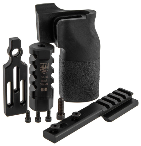 MasterPiece Arms .308 Win PMR Accessory Bundle, DN3 Muzzle Brake, Enhanced Vertical Grip, Spigot Mount & Bag Rider