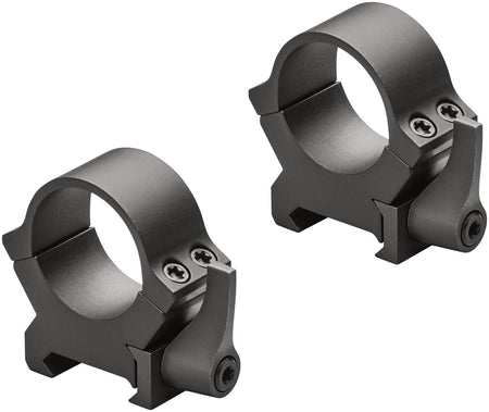 Leupold QRW2 Cross-Slot 34mm Medium Matte Black Scope Rings 177273