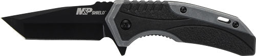 Smith & Wesson M&P Shield 2.8" Tanto Spring Assist Folder Black Finish