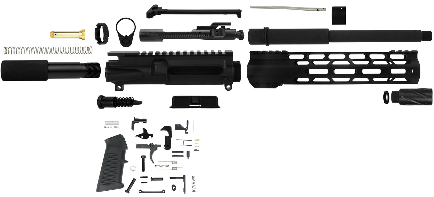 TacFire SSPK300LPK10 300 BLK AR Pistol Platform Parts Build Kit Parkerized Black Sports South Exclusive