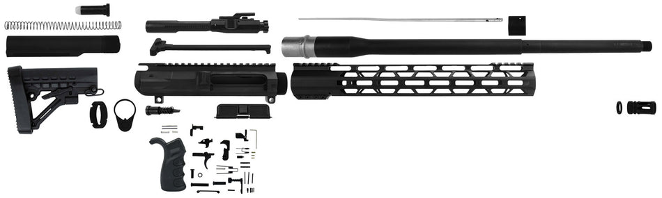 TacFire SSRK65CRDLPK20BN 6.5 CRD AR Rifle Platform Parts Build Kit Black Nitride Sports South Exclusive