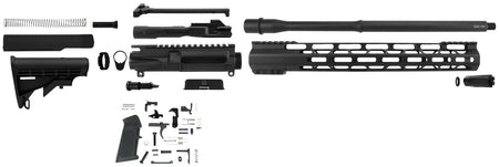 TacFire SSRK9MM16LPK 9mm Luger AR Rifle Platform Parts Build Kit Nitride Steel Sports South Exclusive
