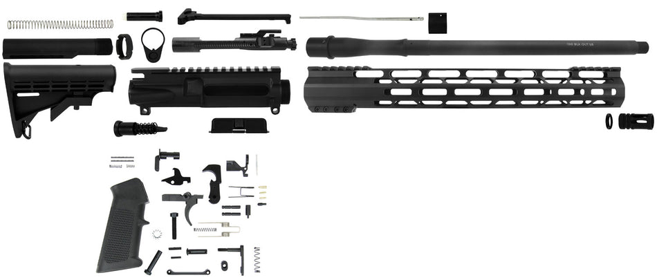 TacFire 300 Blackout AR Platform Rifle Kit SSRK300LPK Black Nitride Aluminum Sports South Exclusive