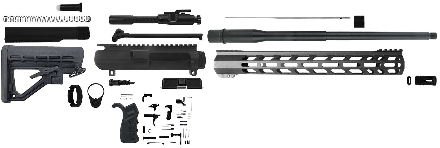 TacFire 308 Win AR-10 Platform Rifle Kit SSRK308LPK18BN 18" Black Nitride Sports South Exclusive