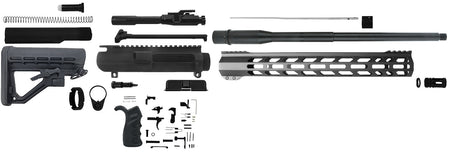 TacFire 308 Win AR-10 Platform Rifle Kit SSRK308LPK18BN 18" Black Nitride Sports South Exclusive