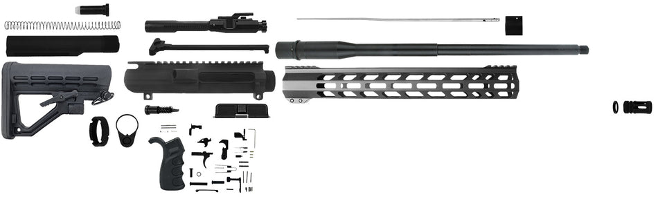 TacFire 308 Win AR-10 Platform 20" Rifle Kit SSRK308LPK20BN Black Nitride Aluminum Sports South Exclusive