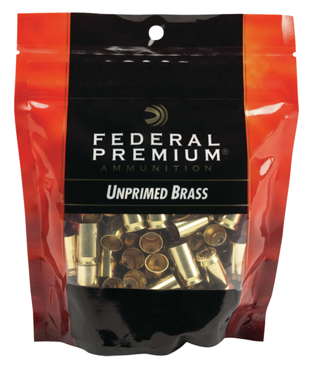 Federal PH40UPB100 Gold Medal Premium Unprimed 40 S&W Handgun Brass 100/Bag