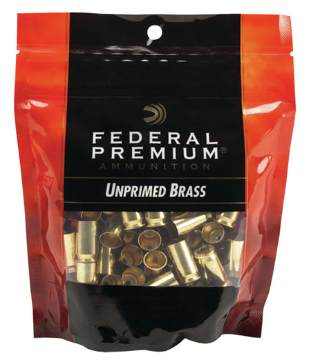 Federal PH40UPB100 Gold Medal Premium Unprimed 40 S&W Handgun Brass 100/Bag