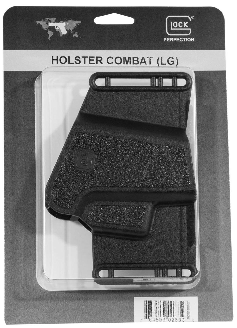 Glock HO02639 OWB Ambidextrous Sport Combat Black Polymer Holster for Glock 45ACP and 10mm Pistols