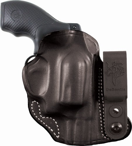 DeSantis Flex-Tuk Black Leather IWB Tuckable Holster Fits S&W J Frame 2 Inch