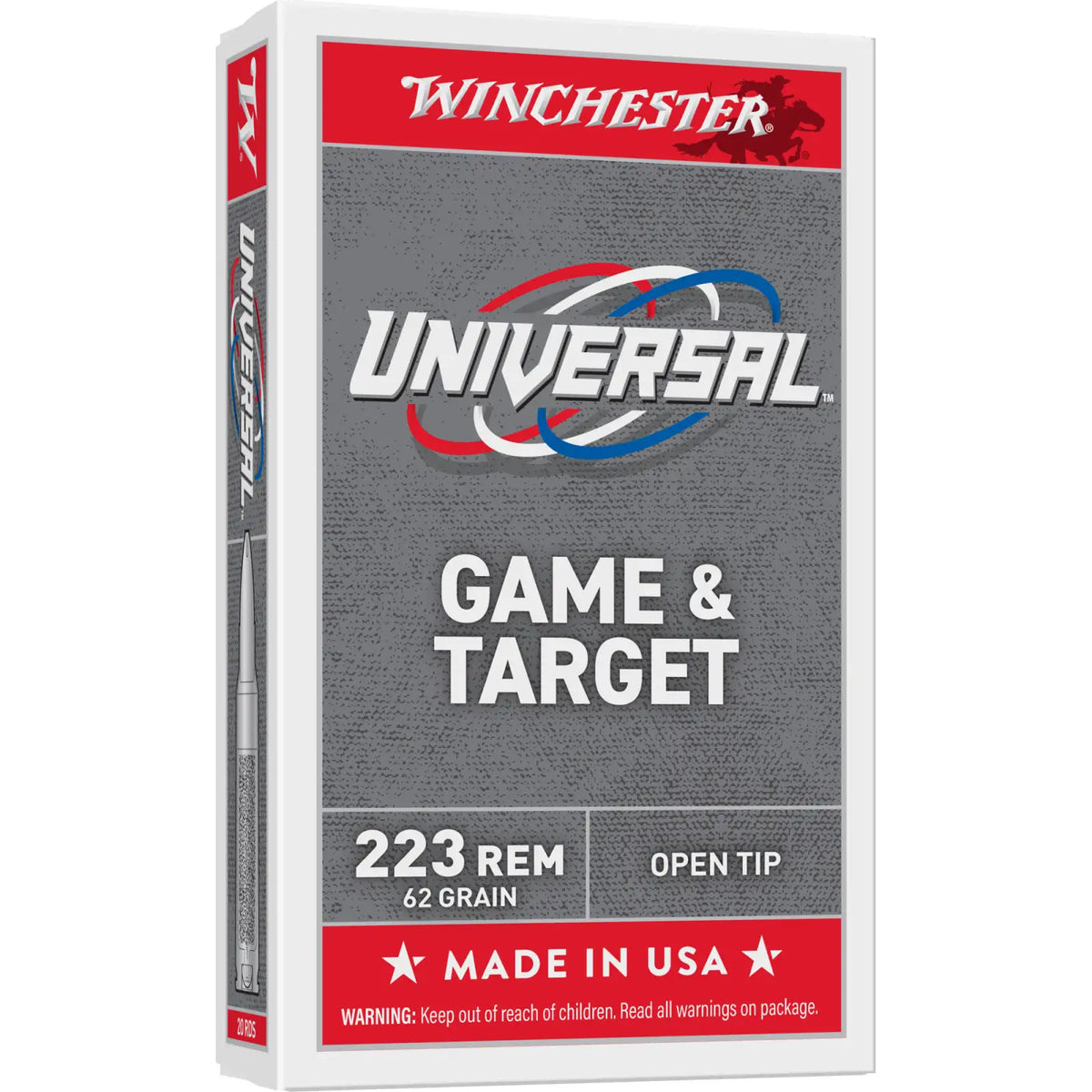 Winchester UNIVERSAL .223 Remington 62 grain Full Metal Jacket ammunition