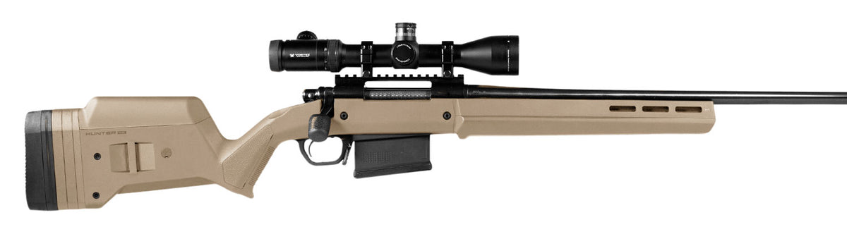Magpul Hunter 700L Replacement Stock Flat Dark Earth Synthetic Adjustable Comb MAG483-FDE for Rem 700 LA