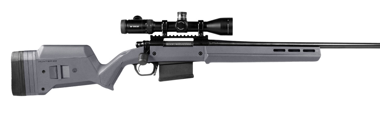 Magpul Hunter 700L Replacement Stock Stealth Gray Synthetic Adjustable Comb MAG483-GRY for Rem 700 LA
