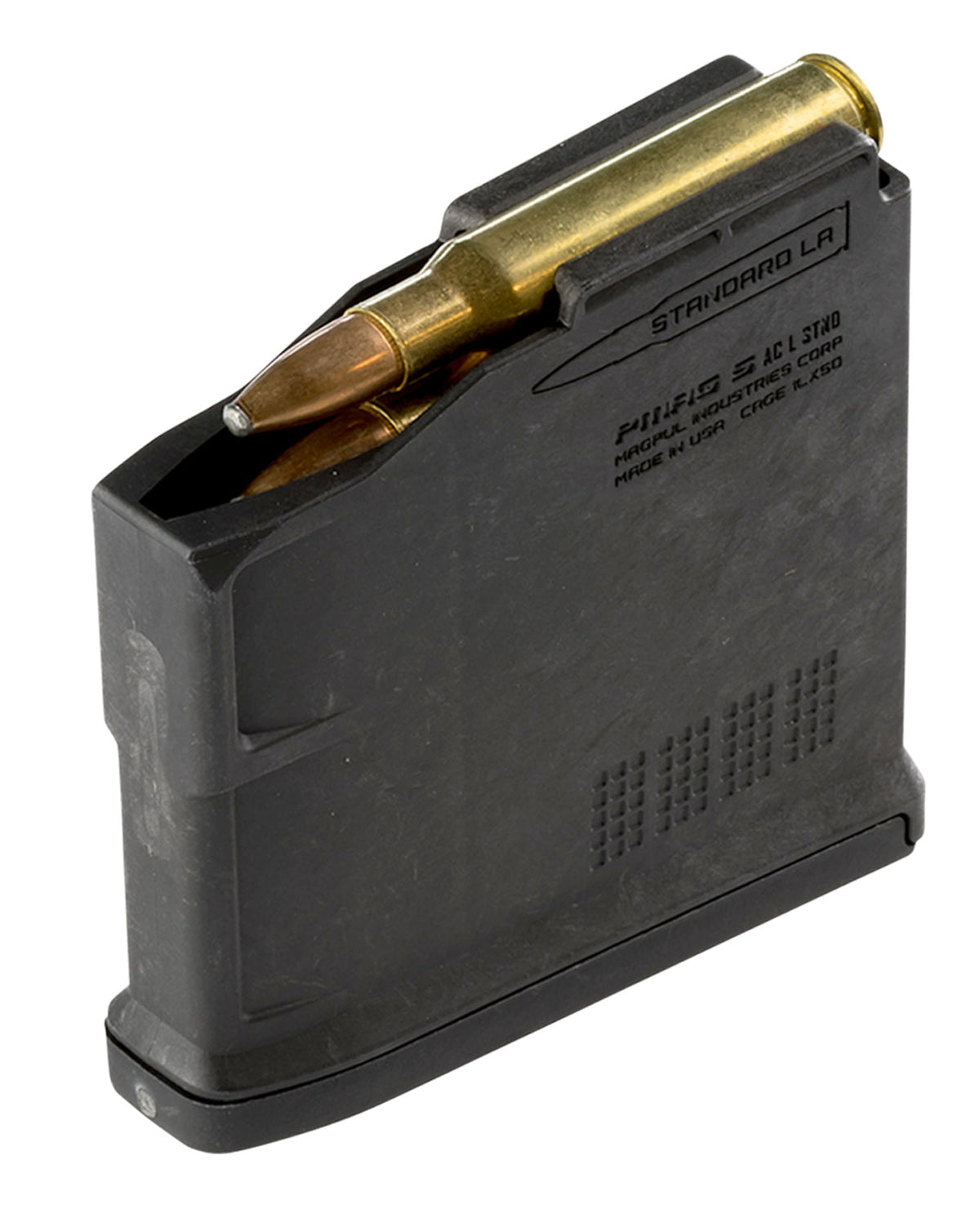 Magpul MAG671BLK PMAG AICS 5rd Long Action Bolt Rifle Magazine 30-06 Springfield Black Polymer