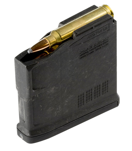 Magpul MAG698BLK PMAG Magnum AICS 5-Round Long Action Bolt Rifle Magazine 300 Win Mag Black Polymer