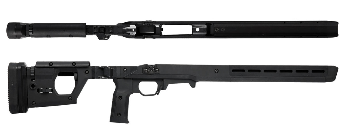 Magpul Black Pro 700 Folding Rifle Chassis Ambidextrous for Remington 700 SA