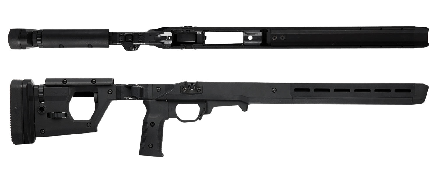 Magpul Black Pro 700 Folding Rifle Chassis Ambidextrous for Remington 700 SA