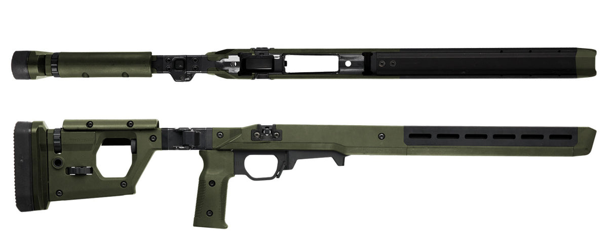 Magpul OD Green Pro 700 Folding Rifle Chassis Ambidextrous for Remington 700 SA