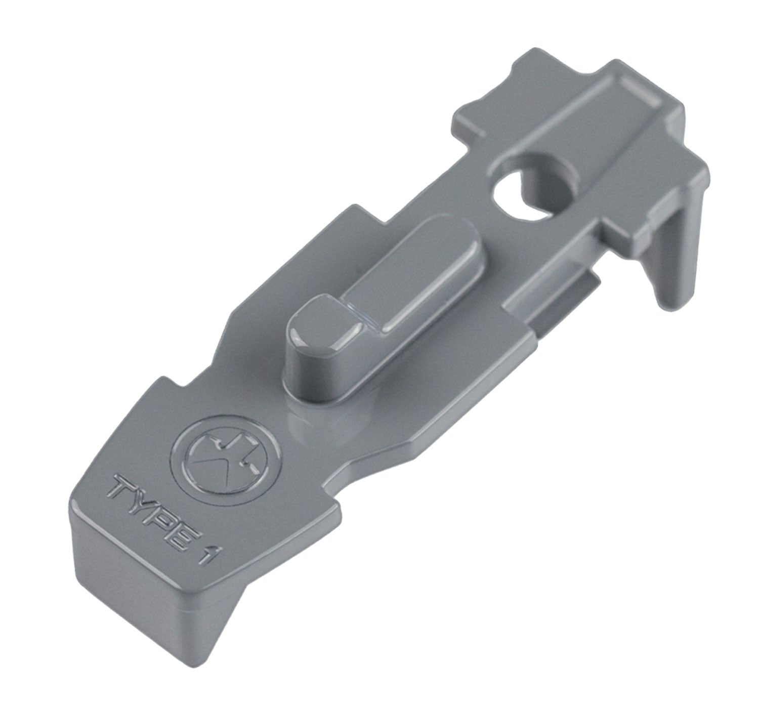 Magpul MAG803-GRY Type 1 Tactile Lock-Plate Stealth Gray 1/8" Single Ridge AR/M4 GEN M3 PMAG Floorplate 5 Pack