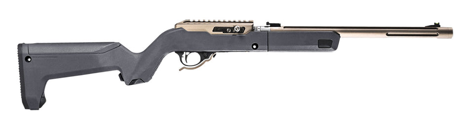 Magpul X-22 Backpacker Stealth Gray Polymer Takedown Stock for Ruger 10/22 with Mag Storage